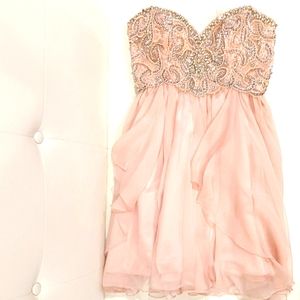 Dave & Johnny Beaded Cocktail Dress